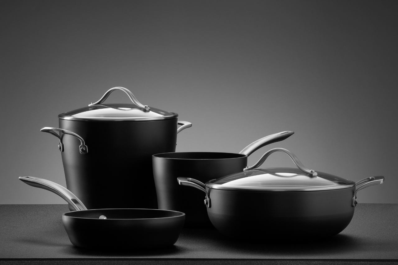 black cookware
